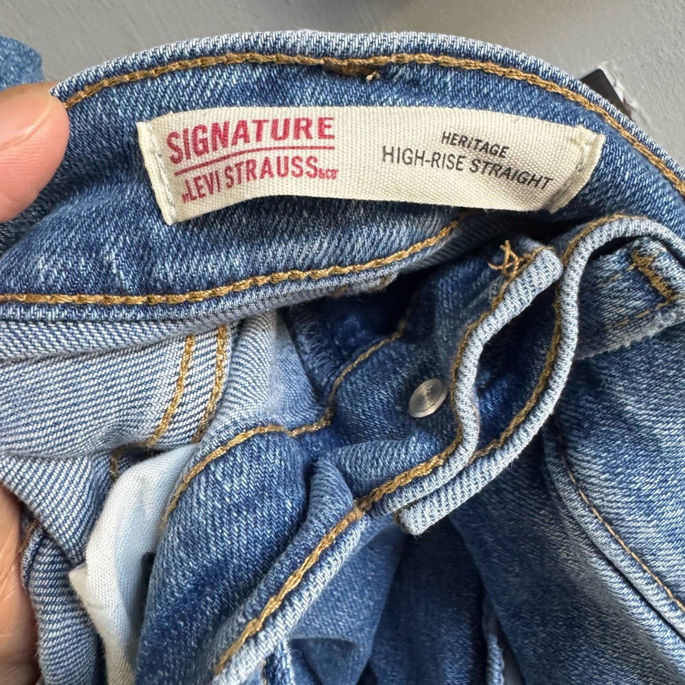 Women's Levi's Light Blue Slim Straight Jeans
